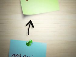 Organize your way to success Stock Footage