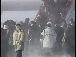 RUSSIA: MOSCOW: CHINESE PREMIER LI PENG ARRIVES FOR 2 DAY VISIT News Clip