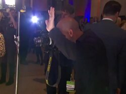 Yara Martinez, Julie White, Alicia Sable, and guests at Amazon Studios Premiere Screening for "Alpha House" Event at the Metropolitan Museum of Art Stock Footage