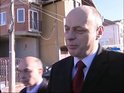 WRAP Serbs in Kosovo vote in parliamentary elections; PM comments; ADDS Mitrovica News Clip