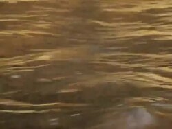 CU PAN Shot of moving water stream / Sedona, Arizona, United States Stock Footage