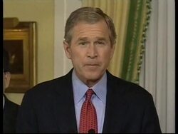 USA: GEORGE W BUSH SPEECH WRAP News Clip