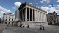 France, Nimes Stock Footage