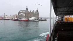 HD: Haydarpasa Station Building Stock Footage