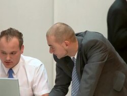 HD DOLLY: Business Teamwork Stock Footage