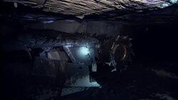 Coal mining equipment in operation in a mine News Clip