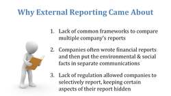 What is External Reporting Instructional Video