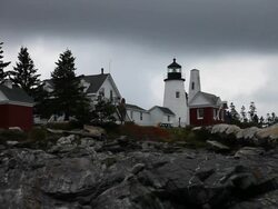 Pemaquid Point Lighthouse Stock Footage
