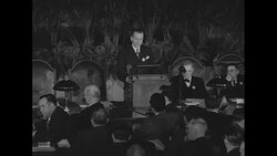 Pres. of US Chamber of Commerce Eric Johnson speaks at labor/management gathering in Washington News Clip