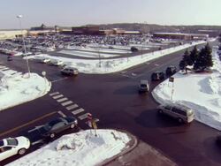 MS Macys parking / Minneapolis, Minnesota, United States Stock Footage