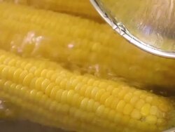 Boiled Corn Stock Footage