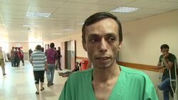 CLEAN : Gaza doctors save baby from her dead mothers womb News Clip