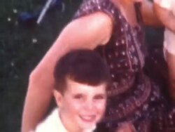 Boy In Cowboy Hat 1958 Stock Footage