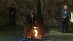 CLEAN : New York governor visits Yad Vashem memorial News Clip