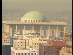 SOUTH KOREA: SEOUL: DEMONSTRATIONS TO REPEAL LABOUR LAWS News Clip