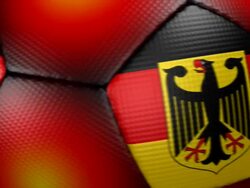 soccer ball Germany Stock Footage