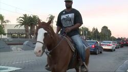 Cowboys Roaming the Streets of Compton News Clip