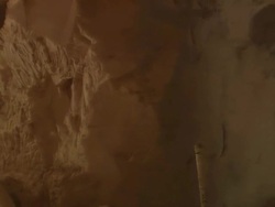 Israel cave Stock Footage