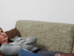 Woman at psychiatrist Stock Footage