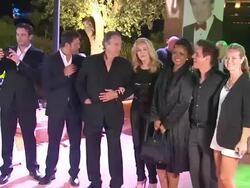 Eric Braeden, Tonya Lee Williams, Melody Thomas Scott, Joshua Morrow, Sharon Case, Daniel Goddard and Christian Leblanc at 'The Young and the Restless' 40th anniversary party in Monte-Carlo, Monaco, on 6/10/13. Stock Footage