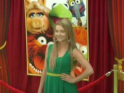 Izabella Miko at the The World Premiere of Walt Disney's 'The Muppets' at Hollywood CA. (Footage by WireImage Video/Getty Images Entertainment Video) Stock Footage