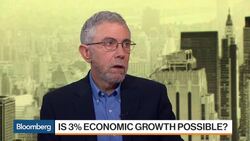 Economist Paul Krugman Doesn't See Return to 3% Growth News Clip