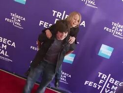 Josh Flitter and Christian Martyn at the Premiere Of 'Snowmen' - 9th Annual Tribeca Film Fest at New York NY. (Footage by WireImage Video/GettyImages) Stock Footage