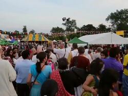 Janmashtami Festival The Largest Hindu festival Outside India Stock Footage