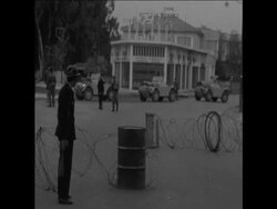 CAN 066 COMMONWEALTH RELATIONS SECRETARY DUNCAN SANDYS HOLDS PEACE TALKS IN NICOSIA News Clip