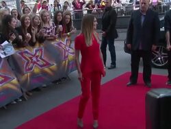 Cheryl Cole at The X Factor - London Auditions photocall on 20 June 2014 in London, England. Stock Footage