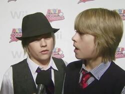 Nintendo celebrates Dylan & Cole Sprouse's Milestone 16th Birthday Stock Footage