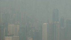 CLEAN : Severe air pollution hits Hong Kong News Clip