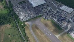 Aerials of Bin Laden Family Plane Crash News Clip