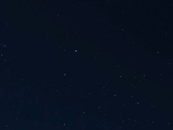 CU TD T/L View of rising stars over beautiful night / Desert, Morocco Stock Footage