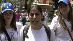 VOICED : Venezuela:protests against insecurity,inf News Clip