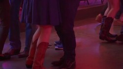 Country Dancing Stock Footage