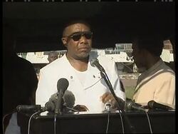 President Taylor refuses to leave until peacekeepers arrive News Clip