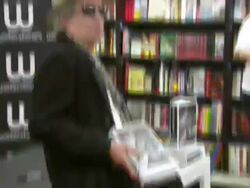 Keith Richards poses at Book Signing event News Clip