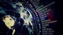 Internet Security World Stock Footage