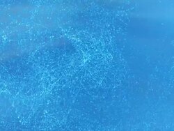 SLO MO Blue particles Stock Footage