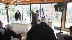 CLEAN : Israeli opposition leader wants to separate from Palestinians News Clip