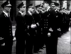 DUTCH AIRMEN REVIEWED BY PRINCE BERNHARD. News Clip