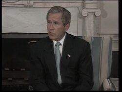 Bush discusses Iraq with Portguese PM News Clip