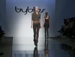 EVENT CAPSULE CLEAN: BYBLOS: Milan Fashion Week A/W 2010 Stock Footage
