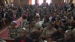 CLEAN : Funeral of rumba king Papa Wemba takes place in Kinshasa News Clip