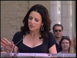 Emmy-winning actress Julia Louis-Dreyfus received her star on the Hollywood Walk of Fame News Clip