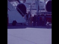 SYND 18 2 77 SPACE SHUTTLE TESTED ON BACK OF BOEING 747 Instructional Video