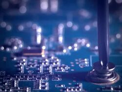 Screw removal from a circuit board Stock Footage