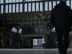 French train station hall Stock Footage