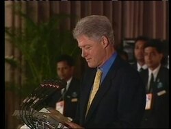 BANGLADESH: DHAKA: CLINTON ATTENDS STATE DINNER News Clip